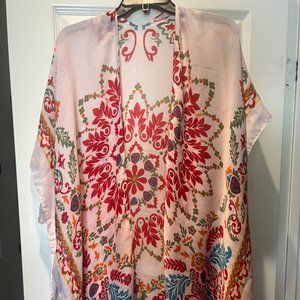 NWT Boho Mandala Print Relaxed Open light weight Kimono